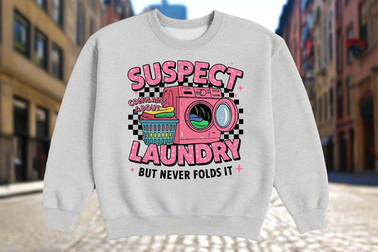 Suspect Complains About Laundry Sweatshirt