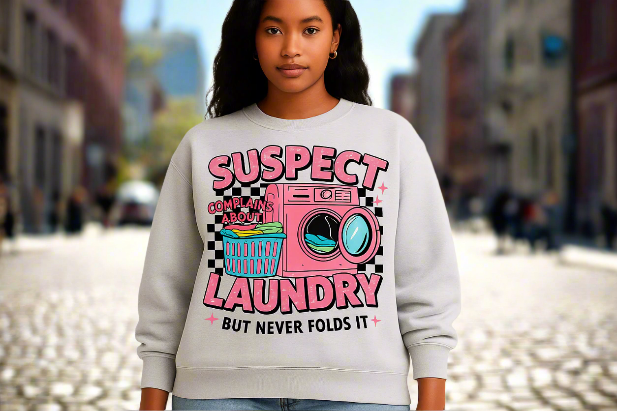 Suspect Complains About Laundry Sweatshirt